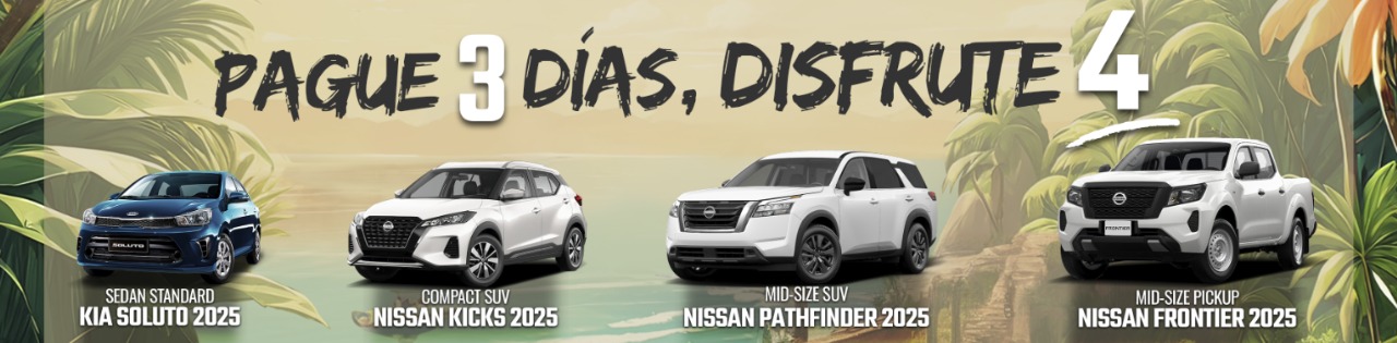 Promotion: Pay 3 Drive 4